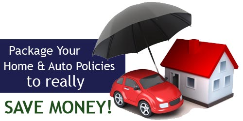Package home and auto policies.